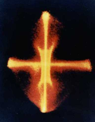 Photograph of a Cross of Light